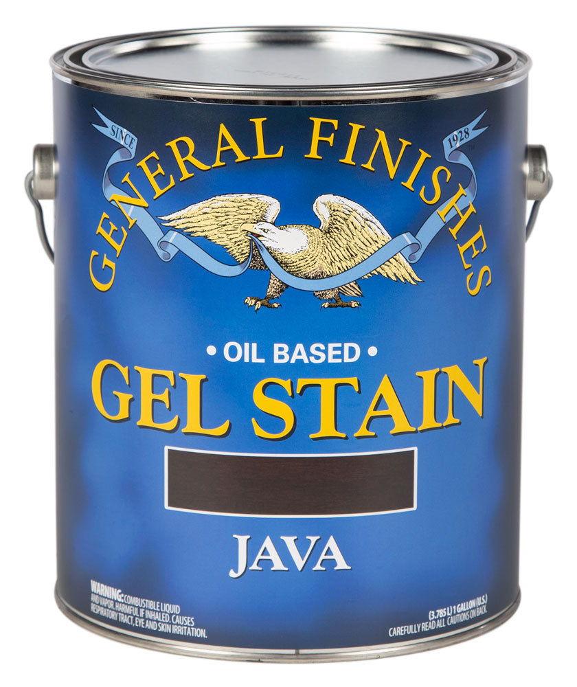 General Finishes Java Gel Stain, 1/2 Pint 