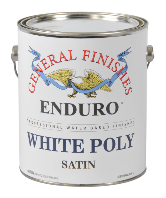 Enduro White Poly SEMI-GLOSS (water based) 5 GALLONS